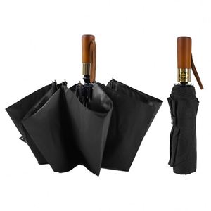 Paraguas Plegable Automático de Lujo con Protección UV, Resistente al Viento, Personalizado con Luces Solares - Product Image 1
