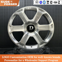 Jantes forgées monobloc GUDE en matériau T6061, 18-24 pouces, revêtement poudré, service OEM/ODM, garantie 5 ans, modèle XL-64, PCD 112 mm