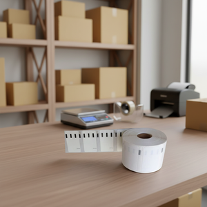 LIKEXIN 550 Chip 5XL Heat Sensitive Adhesive Sticker Thermal <b>Paper</b> <b>Printer</b> Labels Compatible Dymo 550 Labelwriter Model LW 11354 - Product Image 4