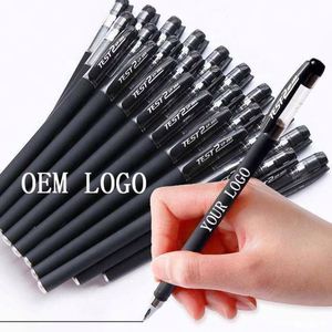 Stylo Gel en Carbone Givré Personnalisé XD81, 0,5 mm, Stylo de Signature Professionnel, Stylo Gel à Bille pour Bureau, Étudiant, Examen - Product Image 1