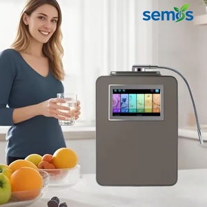 Ioniseur d'<span class=keywords><strong>eau</strong></span> <span class=keywords><strong>alcaline</strong></span> Semos SMS-959, machine à hydrogène, <span class=keywords><strong>8</strong></span> plaques en titane, <span class=keywords><strong>pH</strong></span> 2,5-11,2, traitement de l'<span class=keywords><strong>eau</strong></span> domestique, <span class=keywords><strong>eau</strong></span> hydrogénée - Product Image 1