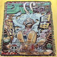 Wholesale LOW MOQ Eco-Friendly Four Seasons Anime Cartoon Woven Sofa Tapestry Wall Blanket Custom Design Tapestry Blanket