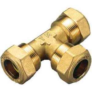 ข้อต่อทีออฟ10x10x10พร้อมอุปกรณ์หมุนโอริงสีเหลือง - Product Image 3