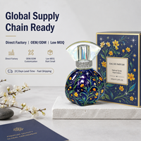 Botol Parfum Kaca Kosong Motif Bunga Berbintang Matte Cetak Sablon, Dekorasi Mewah, 30ml 50ml 100ml, Promo Hot Sale