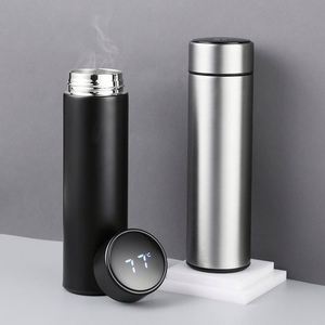 Bouteille d'eau intelligente en acier inoxydable de 500 ml pour l'extérieur avec isolation thermique, à boire directement, pour le camping, les adultes, articles promotionnels - Product Image 2