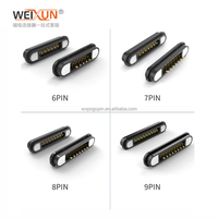 Cable de Carga Magnético Inteligente Personalizado de 8 Pines, Cable de Conexión Magnética Pogo Pin, Aplicación en Productos Electrónicos Inteligentes