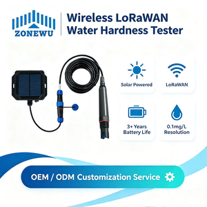 Testeur de <span class=keywords><strong>dureté</strong></span> de l'<span class=keywords><strong>eau</strong></span> solaire sans fil IoT avec capteur LoRaWAN et compensation de température Pt1000 - Product Image 1
