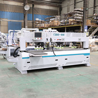 Machine intégrée multifonction CNC pour portes, murs et armoires, avec fonction de redressement sans poignée et de fraisage de trous latéraux pour serrures de portes de cuisine