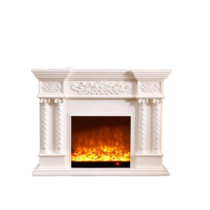 Kits de <span class=keywords><strong>cheminée</strong></span> électrique autoportante moderne Chauffage intérieur portable avec télécommande en bois décoratif pour le salon - Product Image 5