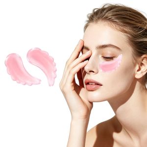 Patchs anti-<span class=keywords><strong>rides</strong></span> pour les <span class=keywords><strong>yeux</strong></span> véganes et biologiques à marque privée, <span class=keywords><strong>masque</strong></span> contour des <span class=keywords><strong>yeux</strong></span> hydratant au collagène cristallin en forme d'aile avec coussinets en gel en feuille - Product Image 2