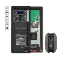 Enceintes amplifiées RQSONIC CAN15D3 500W, système audio professionnel, enceinte active professionnelle en plastique de 15 pouces