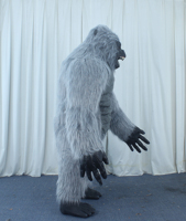 Costume de mascotte de gorille gonflable réaliste géant de taille personnalisée 2M 2.6M noir gris brun pour les événements et les fêtes
