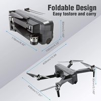 SJRC F11 4K PRO Drone F11-4K-2 Kamera Ganda GPS 5G WIFI 2 As Gimbal Quadcopter Brushless Lipat Profesional