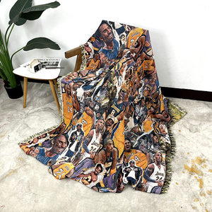 Tấm Thảm Tùy Chỉnh Moq 1 Pcs Dệt Chăn Tùy Chỉnh Thiết Kế Tấm Thảm Hoodie Quần Chất Liệu Tấm Thảm Chăn Vải - Product Image 3