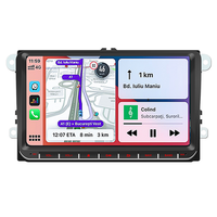 Sistema de Navegación GPS 2DIN, Carplay Inalámbrico, Android Auto, Pantalla Táctil de 9 Pulgadas, Radio para Auto, Estéreo Android para Auto, vw