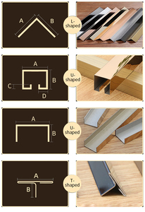 Tùy Chỉnh Chuyên Nghiệp Hiện Đại Nhà Trang Trí 304 Thép Không Gỉ L-Hình Dạng 90 Độ Góc Gạch Trim Kim Loại Gạch Phụ Kiện - Product Image 6