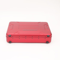 Étui de transport pour ordinateur portable professionnel en aluminium moulé monobloc de 18 pouces, mallette de luxe, porte-documents OEM robuste