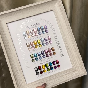 AILANUO Esmalte de Uñas Magnético Ojo de Gato con Cuentas de Vidrio de 15ml, Colores de Otoño, Gel Cristalino Efecto Hielo con Logo - Product Image 5