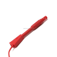 Qianjia QJBJ002 Prise banane de sécurité 4 mm, type à souder haute tension, 19A, fiche banane femelle 4,0 mm 25.505