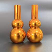 Nouveau design 20ml 30ml 50ml 100ml argent or couleur gourde vide vaporisateur de parfum en verre pour cosmétique