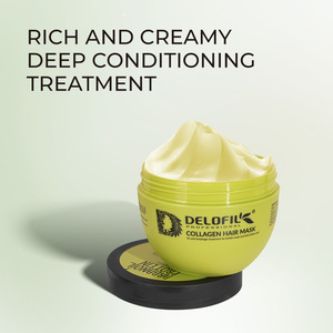 Delofil - Mascarilla <span class=keywords><strong>Profesional</strong></span> <span class=keywords><strong>de</strong></span> Tratamiento Capilar con Keratina, <span class=keywords><strong>Champú</strong></span> y Acondicionador Orgánicos, Sin Sulfatos, Mascarilla Reparadora para el Cabello, <span class=keywords><strong>Champú</strong></span> <span class=keywords><strong>de</strong></span> Salón - Product Image 3
