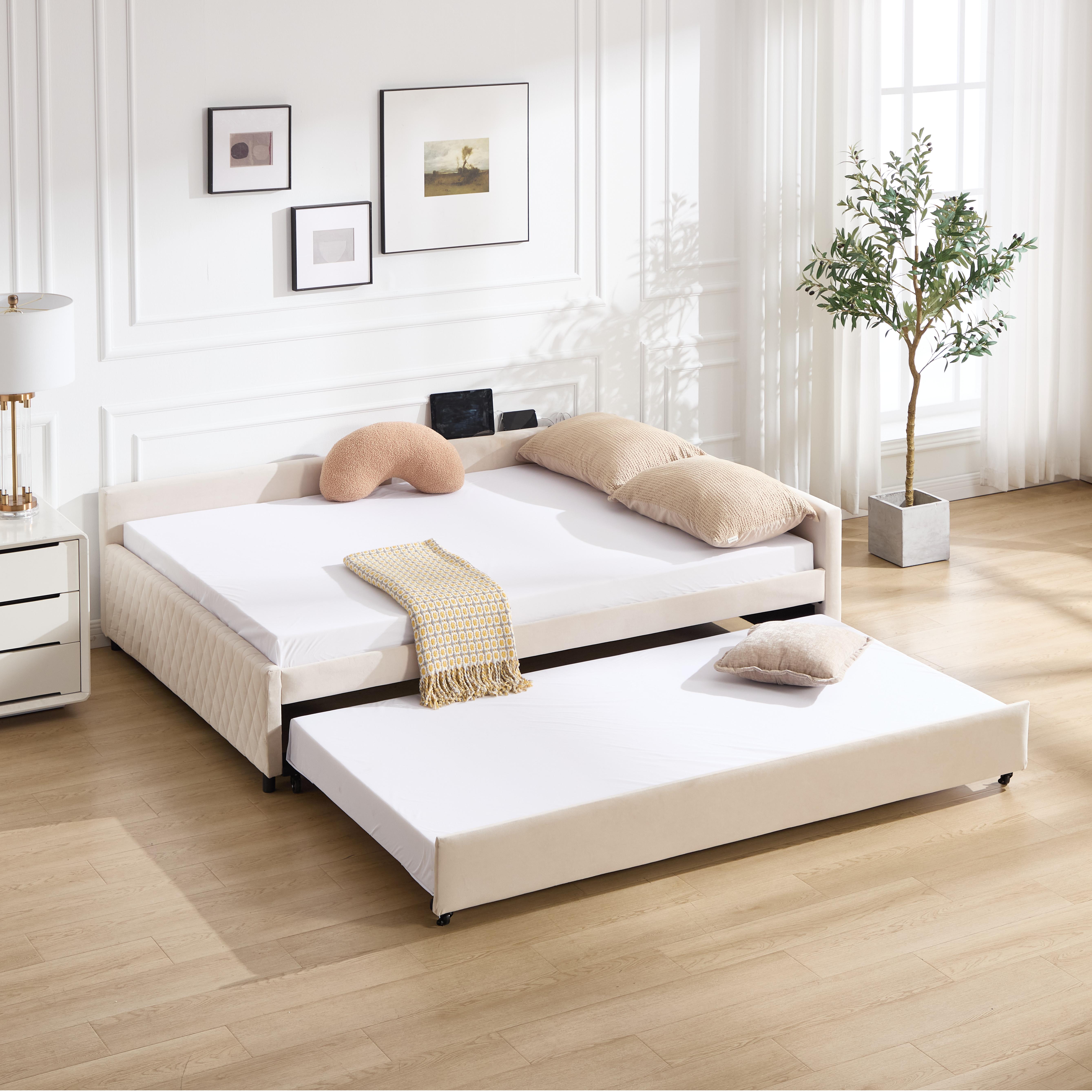 Beige  + Velvet + Moden