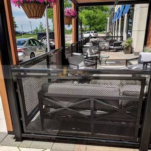 ANN5447 JINYIFAN Luxury Custom Durable Modern Printed Stainless Steel Frame Structure <b>Screen</b> <b>Partition</b> Coating Multi-Functional - Product Image 5