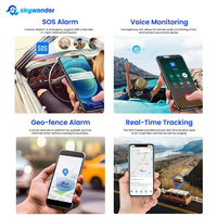 GX3 pelacak GPS mobil 4G, kendaraan tersembunyi Mini 4G tahan air, alarm getaran gerakan kecepatan berlebih PC kompatibel anti-maling Waktu Nyata