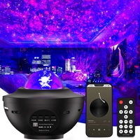 Projecteur de Lumière Stellaire pour Fête Disco, Décoration de Salle de Jeux, Lampe Veilleuse avec Haut-parleur Musical, Minuteur et Télécommande
