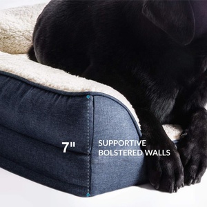 Orthopedic <strong>Dog</strong> <strong>Bed</strong> Luxury Pet <strong>Bed</strong> <strong>Bolster</strong> Couch <strong>Dog</strong> <strong>Beds</strong> with Washable &amp; Removable Cover, Nonskid Bottom - Product Image 6