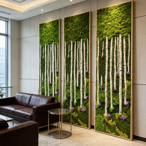 Yasuran – Cadre d'art mural en mousse naturelle préservée, fait main, écologique, durable (5-8 ans), pour la maison, le bureau, l'hôtel, luxe - Product Image 1