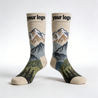 Chaussettes de randonnée durables, imperméables et respirantes pour l'extérieur, avec absorption des chocs et soutien de la voûte plantaire, pour les passionnés de trail et de trekking