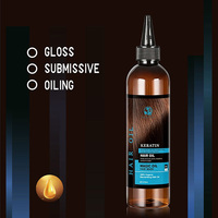 Minyak Rambut Ajaib Anti Ketombe Pelembap dengan Keratin Alami Baru untuk Pria Wanita Label Pribadi Rambut Berminyak Semua Jenis Rambut