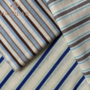 Tissu en polyester rayé HAPPEAK, tissu ajouré en pointelle <span class=keywords><strong>de</strong></span> qualité supérieure pour vêtements pour enfants durables - Product Image 4