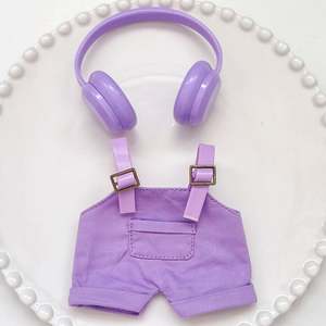 Muñeca de juguete de dibujos animados de 17 cm, de plástico PVC, Rabubu, con vestido, mono lindo, auriculares, conjunto de fiesta, a la moda, escala 1:6, unisex, 14 años - Product Image 5