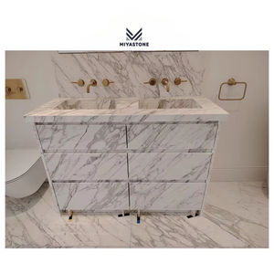 หินอ่อน Travertine สำหรับพื้นและผนังห้องน้ำโรงแรมทันสมัย ขายส่ง พร้อมขนาดที่กำหนดเองได้ - Product Image 2