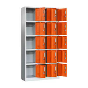 15-DOOR thư viện thép lưu trữ <span class=keywords><strong>Locker</strong></span> với Key khóa không thấm nước bền CE chứng nhận thiết kế di động - Product Image 5