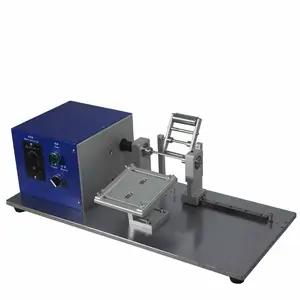 18650 22650 Lithium Batterij Laboratorium Handleiding Elektrode Plaat Winding Machine Voor Cilindrische Mobiele Montage