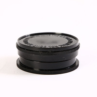 Grossiste, échantillon gratuit, logo personnalisé, 3 pièces, 55 mm, moulin à herbes sèches en plastique biodégradable, marque AGG