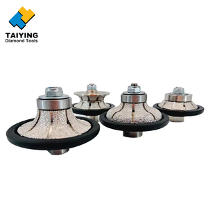 Chân không <span class=keywords><strong>brazed</strong></span> kim cương Router <span class=keywords><strong>bits</strong></span> kim cương hồ sơ bánh xe cho đá cao cấp mài bánh xe - Product Image 1