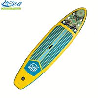 Planche de surf gonflable SUP 380 cm, fabrication chinoise sur mesure, Ultra Double Hisea pour la course, pour animaux de compagnie