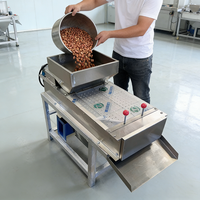 Machine à éplucher les cacahuètes à haute capacité 800 kg/h, en acier inoxydable industriel, pour usine de transformation des noix