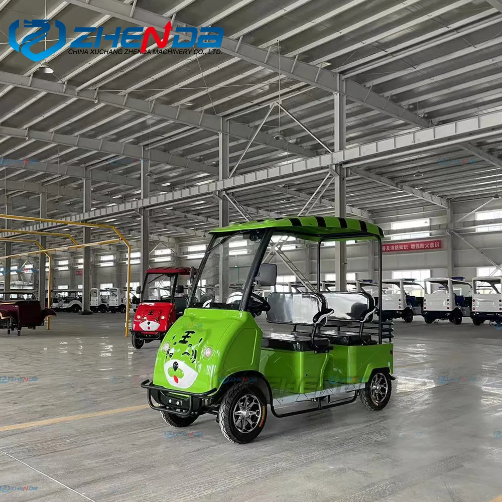 Giá bán buôn tùy chỉnh mô hình hoạt hình xe golf có thể được sử dụng cho các cơ sở giải trí Xe golf điện
