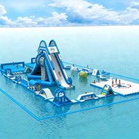 Castillo Inflable Water World, Tobogán Inflable Seco y Castillo Inflable Marino con Buen Precio