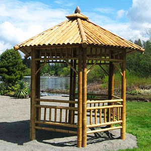 Importation de produits chinois, pavillon en bambou <span class=keywords><strong>naturel</strong></span>, imperméable et écologique, pas cher - Product Image 3