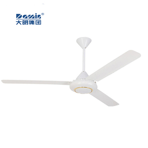 Quality assurance dc ceiling fan white three metal blades 56 inch Electric Power Ceiling Fan