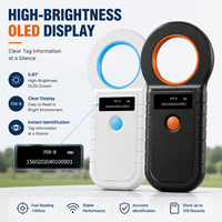 Lector RFID W90D 134.2Khz LF Fdx B, Escáner de Microchip para Etiquetas de Oreja de Animales, Iso11784/85, Identificación de Ganado Portátil