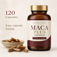 Supplément à base de plantes Extreme Curve Maca Plus Capsules Soutient les hanches Capsules d'extrait de racine de maca noire