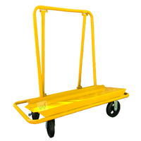Chariots de transport robustes pour panneaux de cloisons sèches et marbre, capacité de 2200 lb, pour le transport industriel