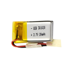 Siêu Nhỏ 301020 3.7V 15MAh 20MAh Lipo Pin Có Thể Sạc Lại Polymer Cho Tai Nghe Bluetooth Tai Nghe Earbuds Thông Minh Đồng Hồ 301020 Pin - Product Image 1